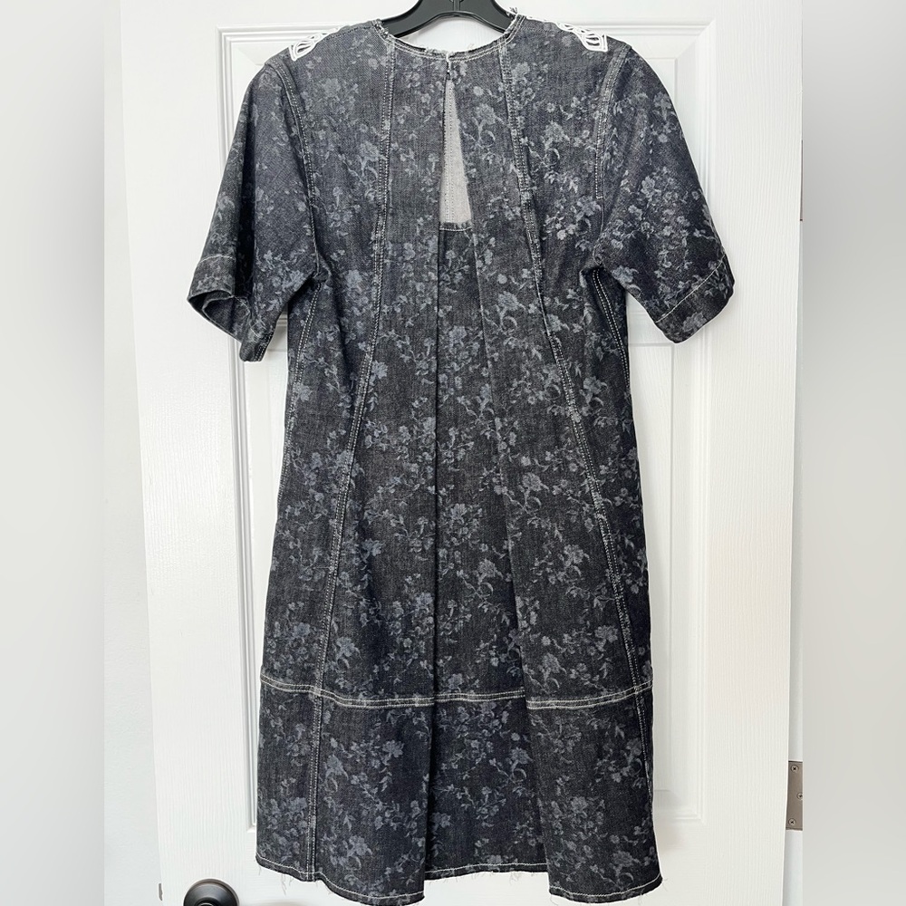 Chloé Black & White Lace-Collar Dress - Picture 3 of 6